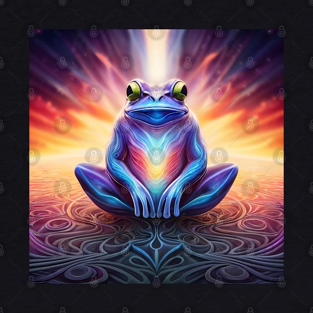 Froggy Animal Spirit (20) - Trippy Psychedelic Frog by TheThirdEye